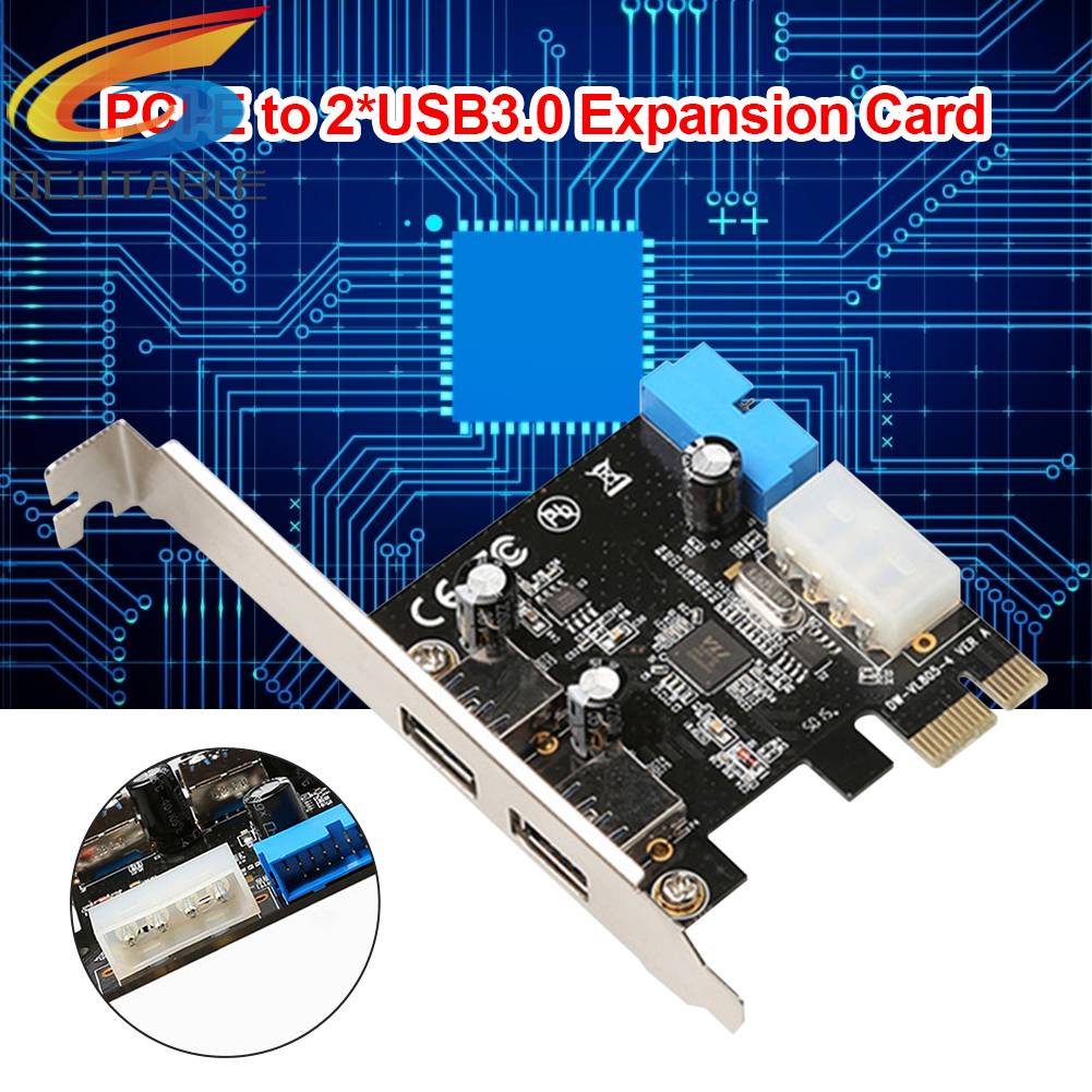 Thẻ Mở Rộng PCIE 2 Cổng USB 3.0 20Pin