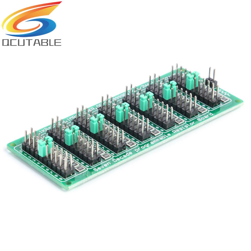 Bảng Mạch Điện Trở 7 Decade 1R-9999999Mô Đun Lập Trình R / 1R SMD Chuyên Dụng