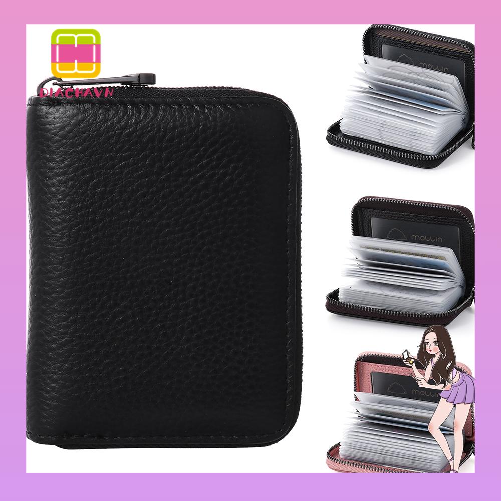 DIACHAVN Ví Đựng Thẻ Tín Dụng RFID An Toàn Tiện Dụng Giá Đỡ