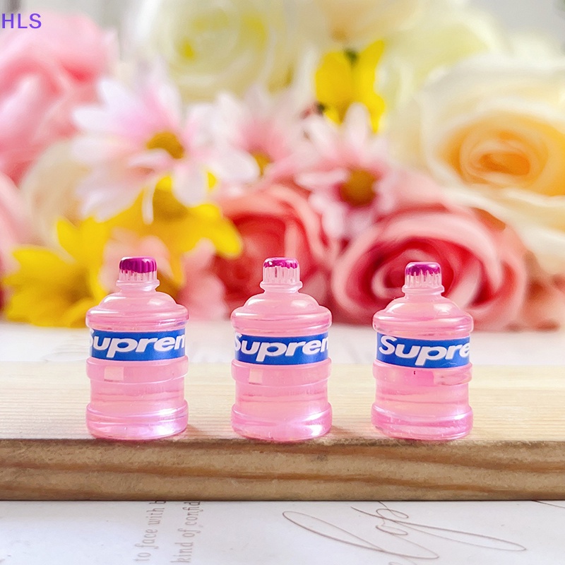 [HLS] Bộ 5 Mô Hình Bình Kem Mini Bằng Nhựa Resin Phát Quang Dùng Để Trang Trí Ốp Điện Thoại