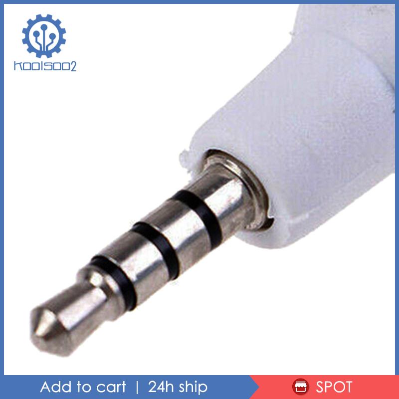 Giắc Cắm Âm Thanh AUX 3.5mm Male Sang USB 2.0 Female Cho Xe Hơi Koolsoo2