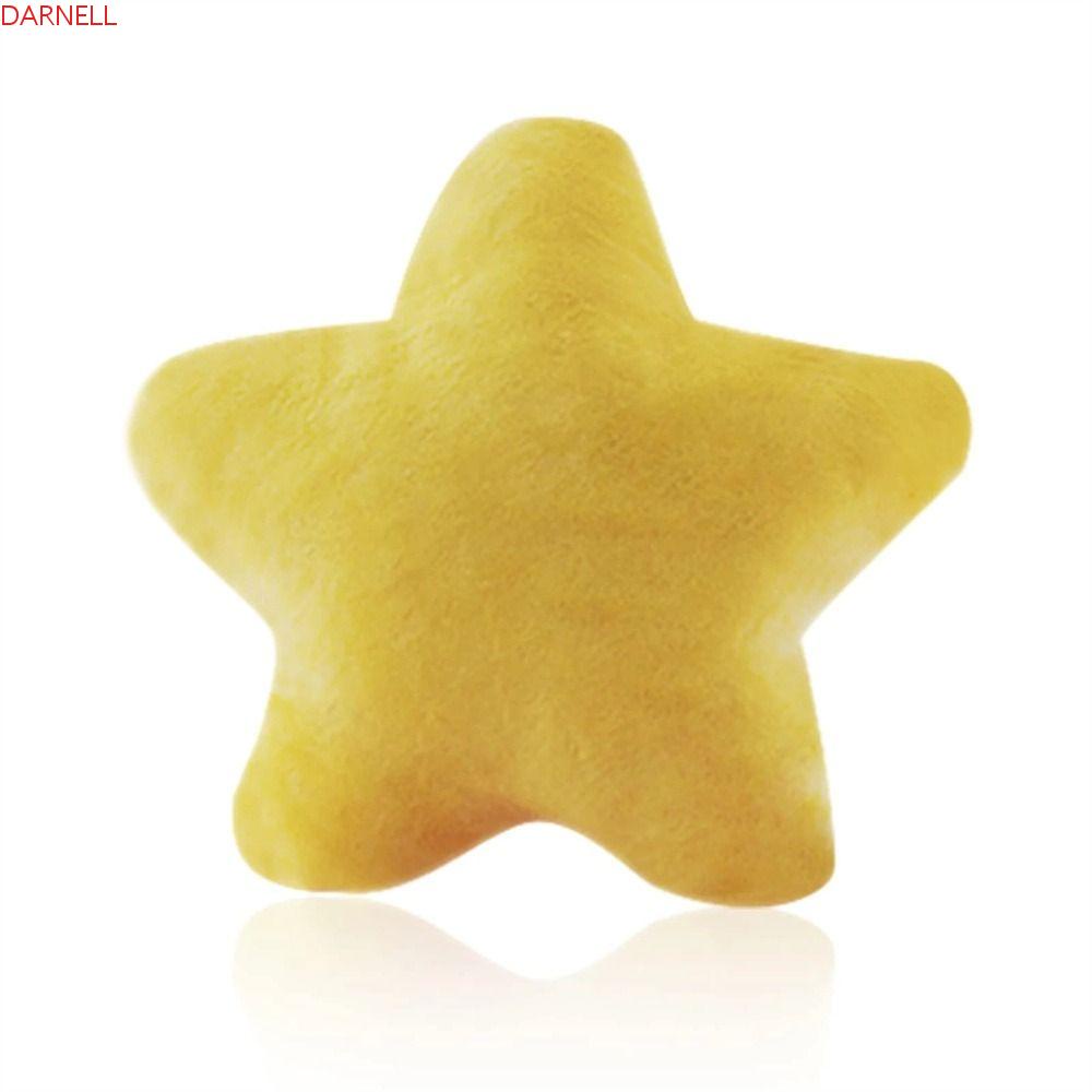 DARNELL Gối Bông Mềm Hình Ngôi Sao Màu Vàng Hồng 40cm Trang Trí Nhà Cửa