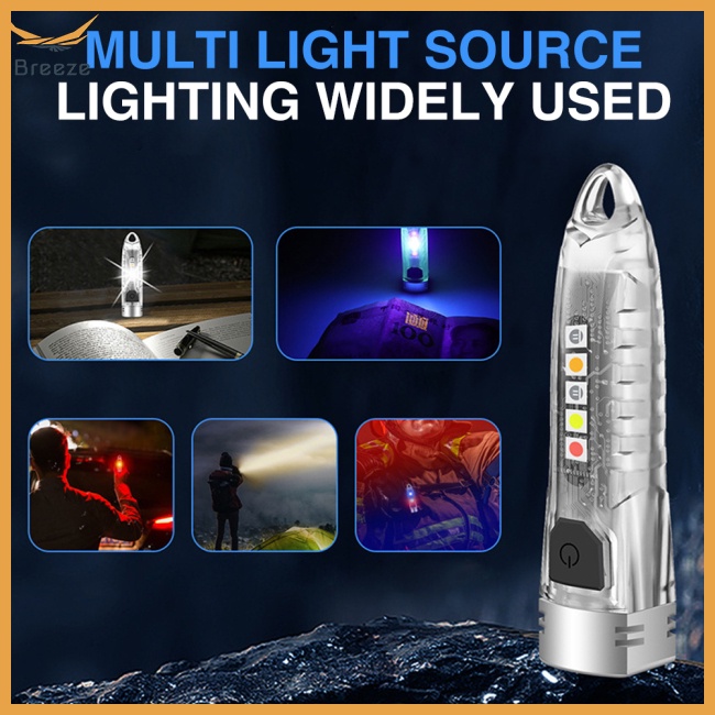 Đèn Pin Mini V1 Siêu Sáng Sạc Nhanh Tiện Dụng Cho Hoạt Động Ngoài Trời