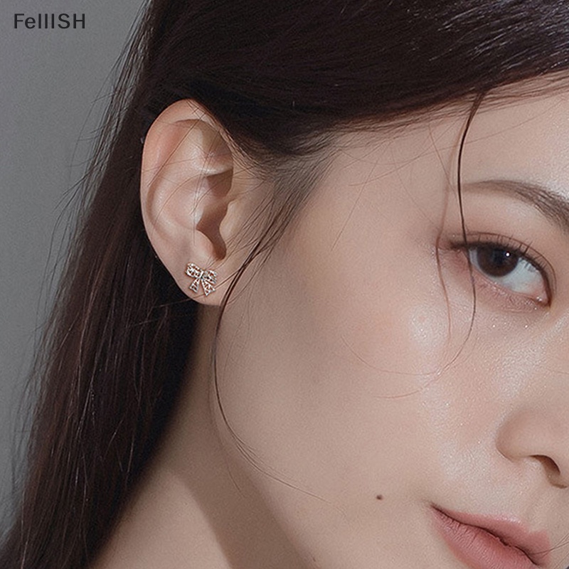 1 Đôi Bông Tai Hình Nơ Xoắn Ốc Thời Trang Dành Cho Nữ 439br