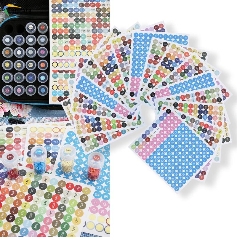 Túi Đựng Chỉ Thêu Chữ Thập Nhiều Màu Sắc