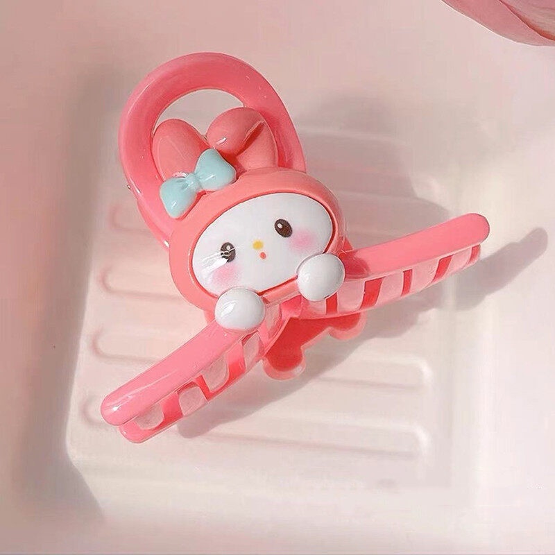 SANRIO Kẹp Tóc Hình Cá Mập Dễ Thương Phong Cách Hàn Quốc Cho Bé Gái