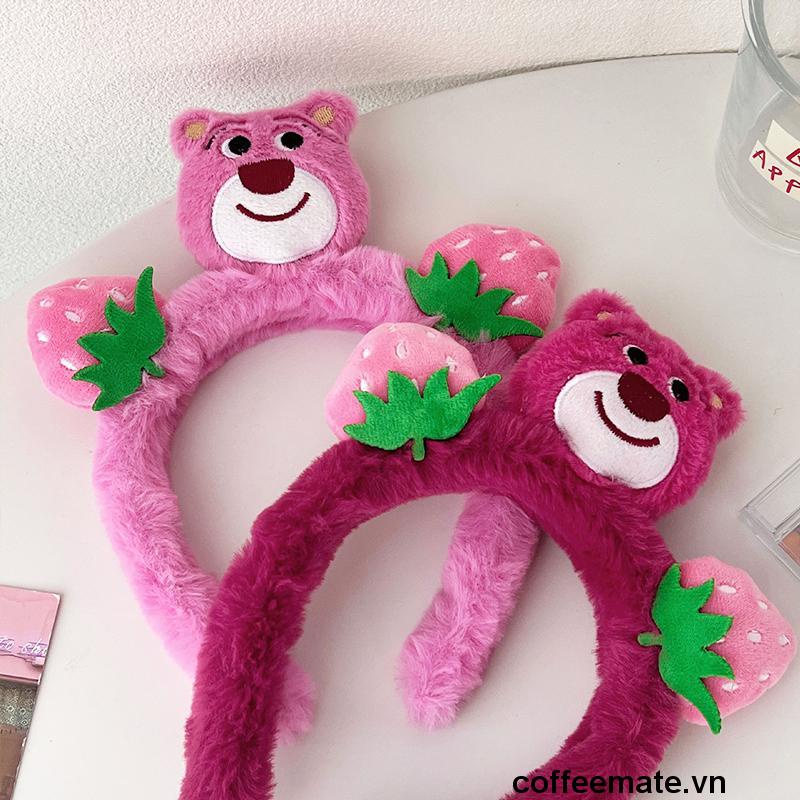 ⚡Cài tóc băng đô gấu dâu nhồi bông mẫu mới siêu xinh