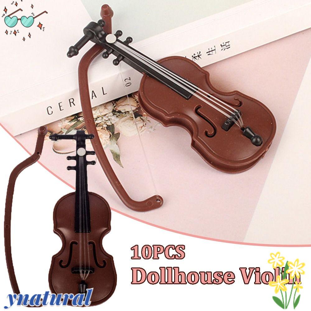 YNATURAL 10 Mô Hình Đàn Violin Mini Trang Trí Nhà Búp Bê