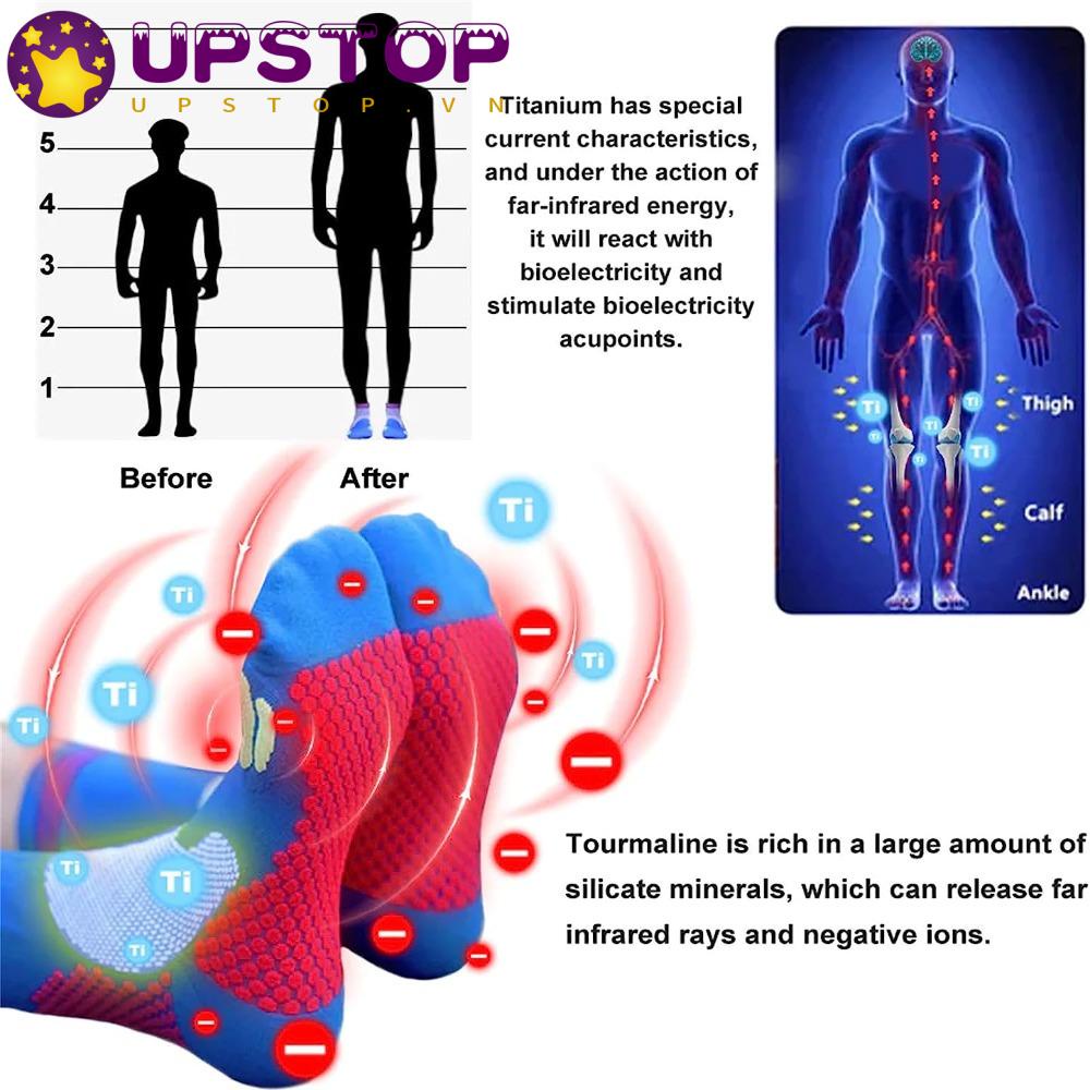 Upstopvn Vớ Nén Co Giãn Nhiều Màu Thoáng Khí Để Mát Xa Mắt Cá Chân Và Giảm Mệt Mỏi Dùng Khi Chạy Bộ / Tập Thể Hình