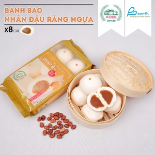 [Sing Shiok]  Bánh bao nhân đậu răng ngựa Lim Kee SINGAPORE 280G/ 8 bánh