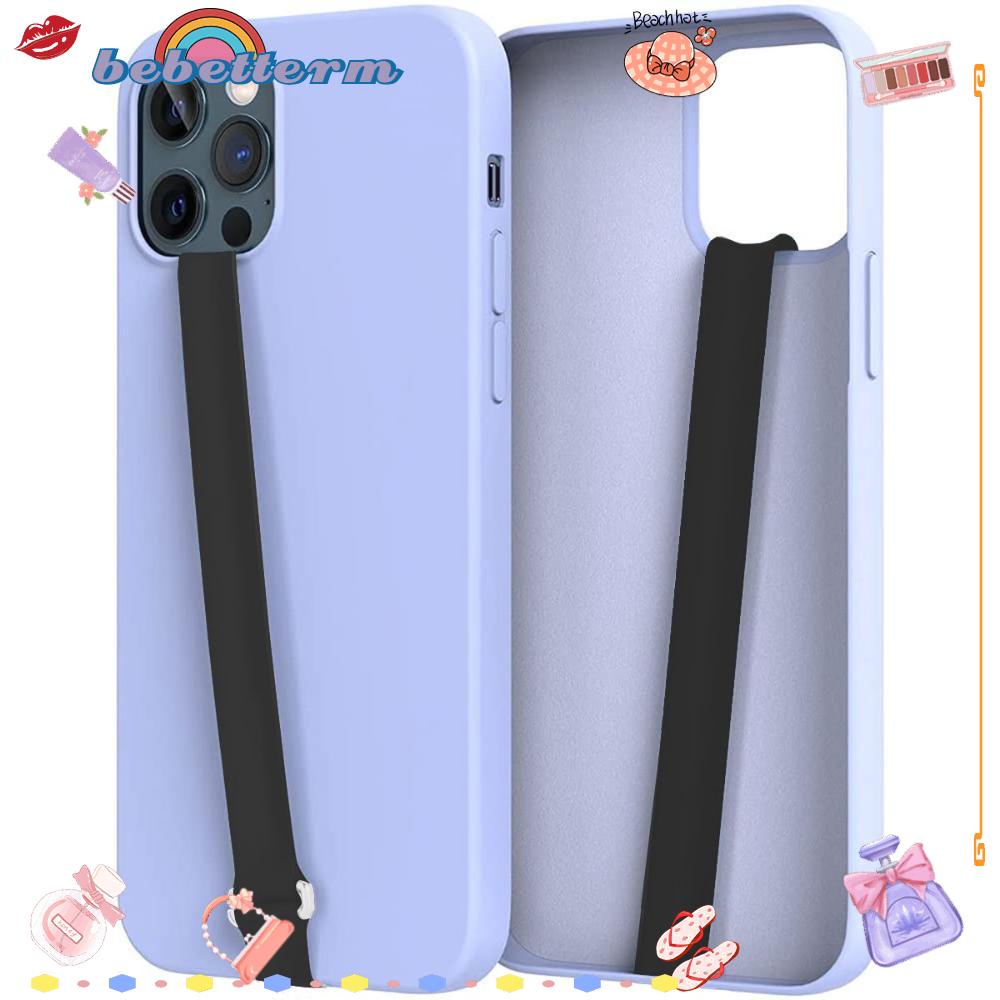 BEBETTERM Dây Đeo Cổ Tay Bằng Silicon Co Giãn Cho iPhone Samsung Huawei Xiaomi