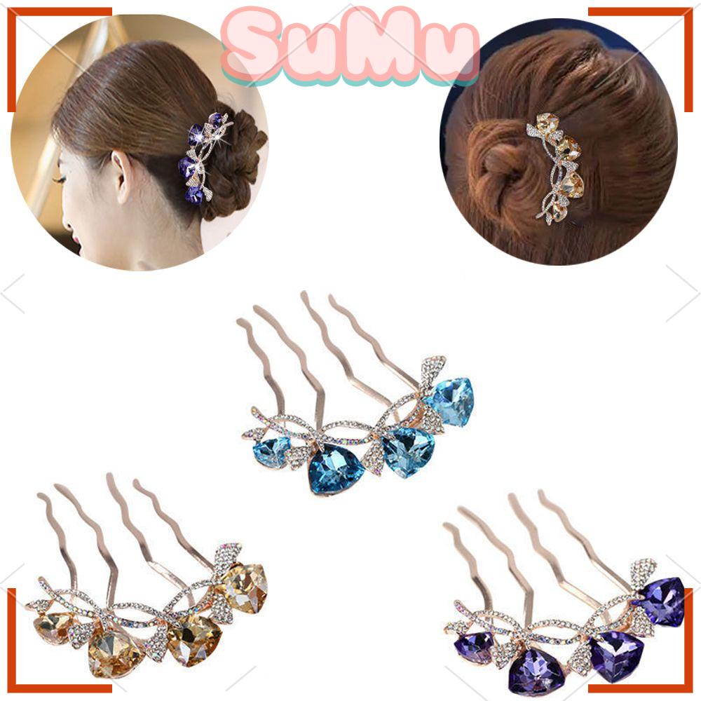 SUMU Trâm Cài Tóc Hình Hoa Phong Cách Vintage Thanh Lịch Cho Cô Dâu