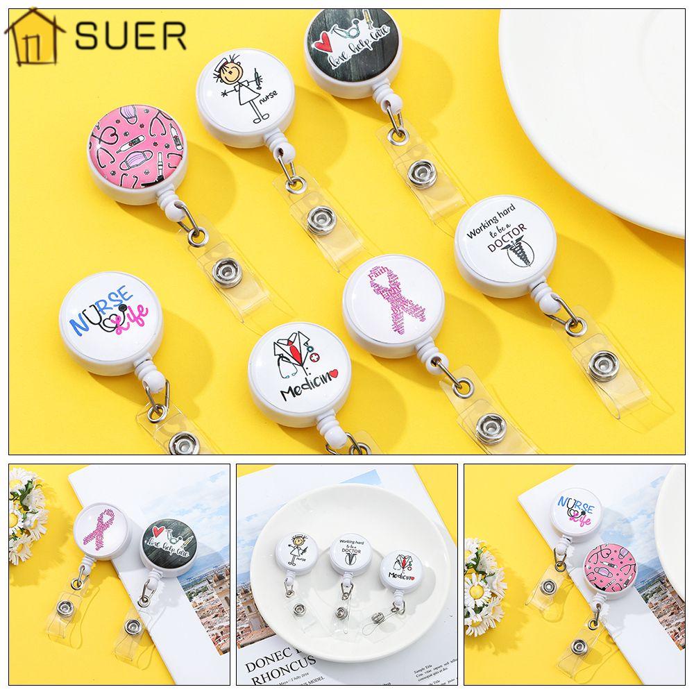 SUENIN Giá Đỡ Thẻ Tên Có Thể Thu Gọn Tiện Dụng Cho Y Tá / Bác Sĩ / Làm Việc