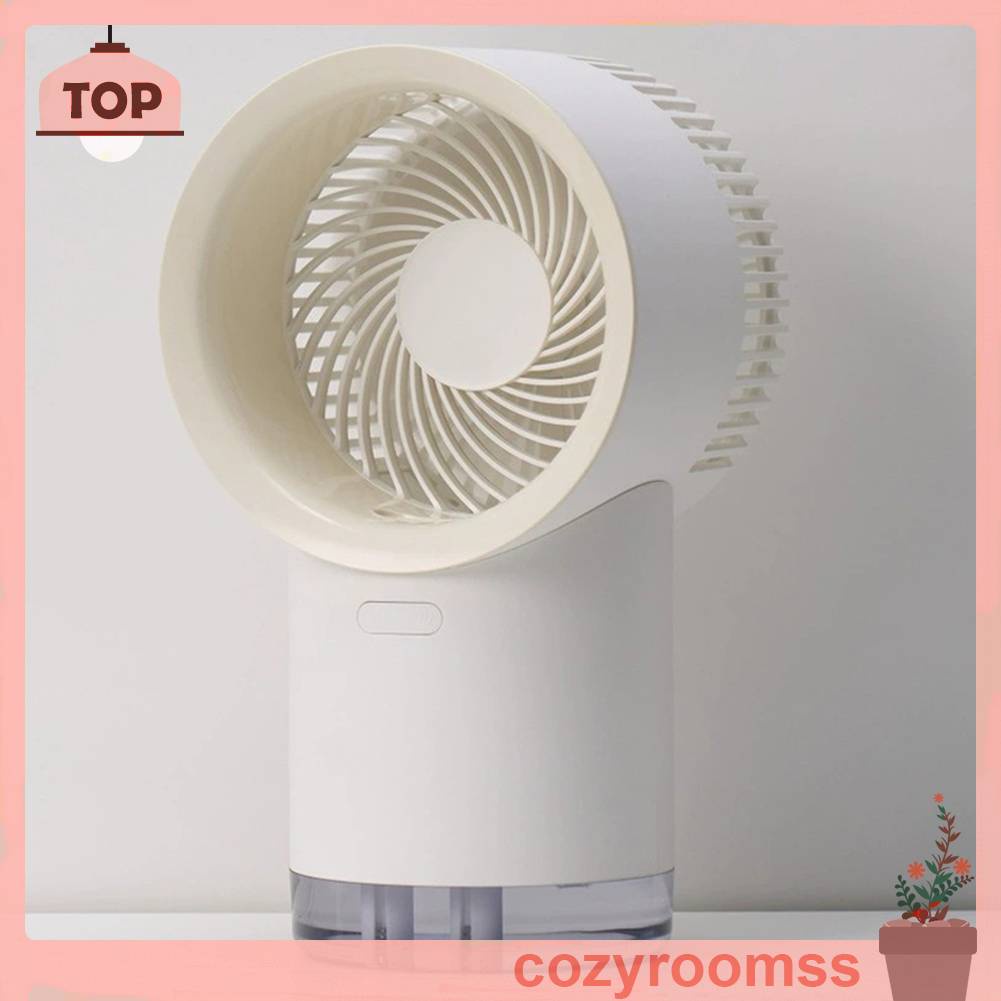 Quạt Phun Sương Cầm Tay Có Đèn Ban Đêm Cho Nhà / Văn Phòng / Cắm Trại