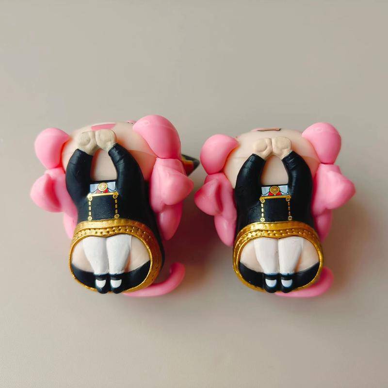 Set 6 Đồ trang trí Nhân Vật Phim Hoạt Hình Spy X Family Loid Forger Anya Forger Yor Forger Bằng Pvc Dễ Thương Trang Trí Bánh Kem