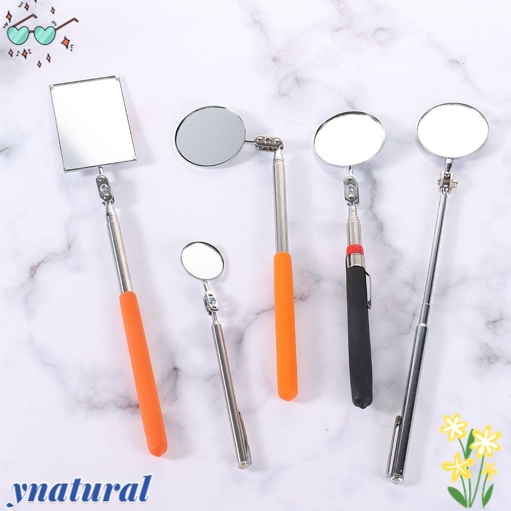 YNATURAL Gương Tròn Kiểm Tra Xe Hơi Có Thể Thu Gọn Xoay 360 Độ Tiện Dụng