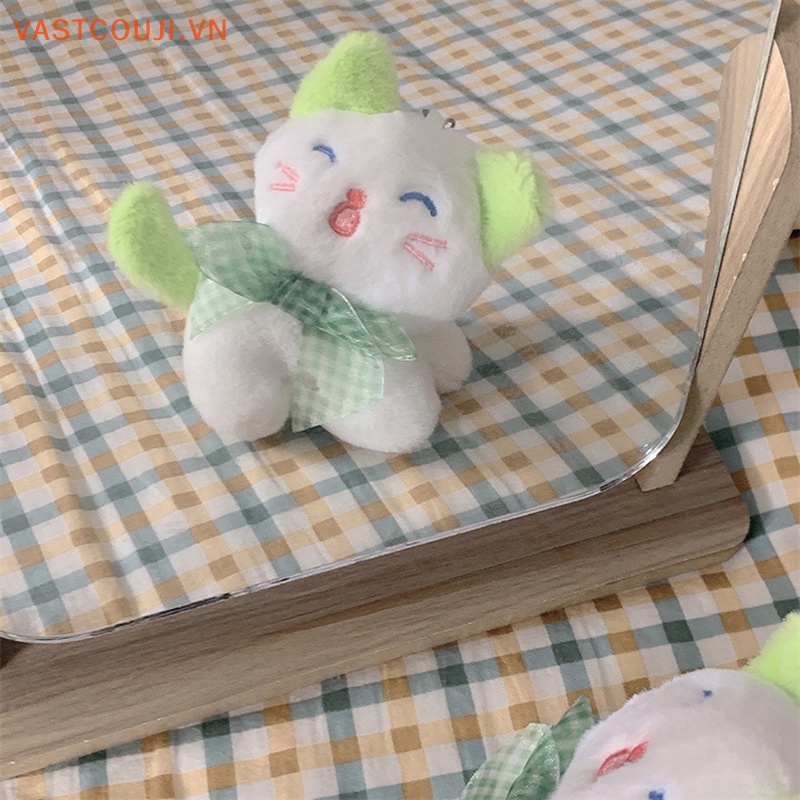 Móc Khóa Hình Mèo Nhồi Bông 12CM Dễ Thương