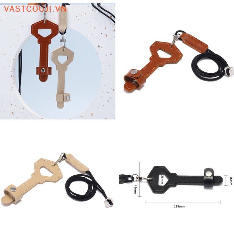 Túi Da Đựng Mắt Kính Hình Chìa Khóa VASTJI Độc Đáo