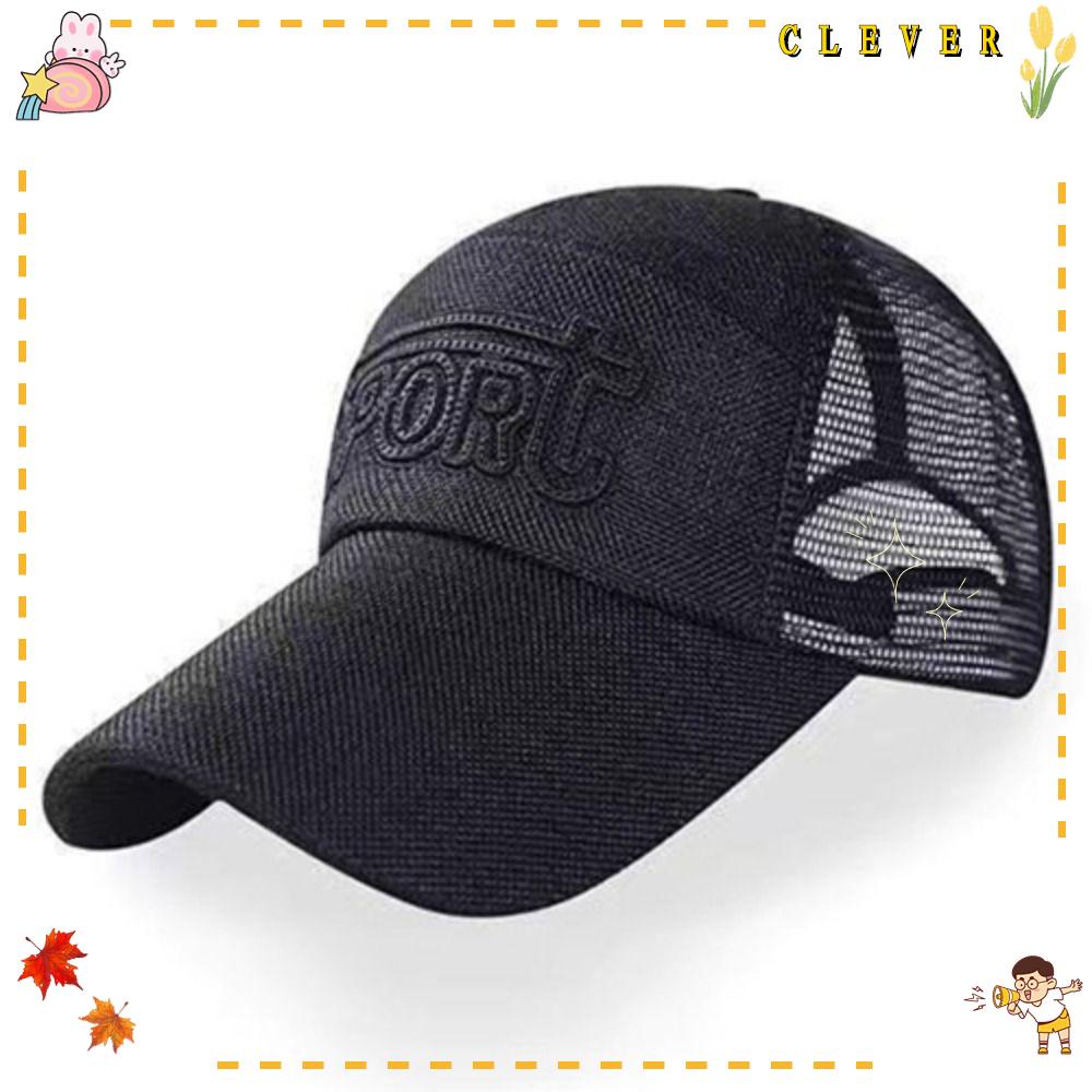 Mũ Lưỡi Trai Vải Lanh Phối Lưới Thoáng Khí Nhanh Khô Thời Trang Xuân Hè Cho Nam Và Nữ