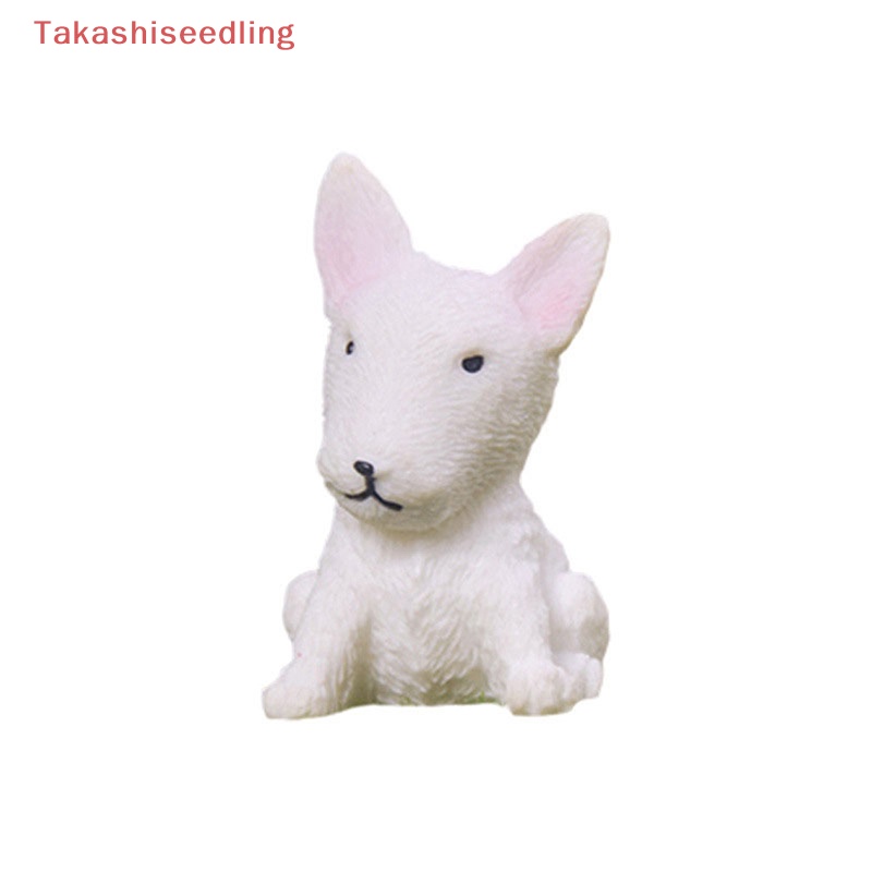 1 Chú Chó Con Hoạt Hình Bằng Nhựa Resin Trang Trí Sân Vườn DIY