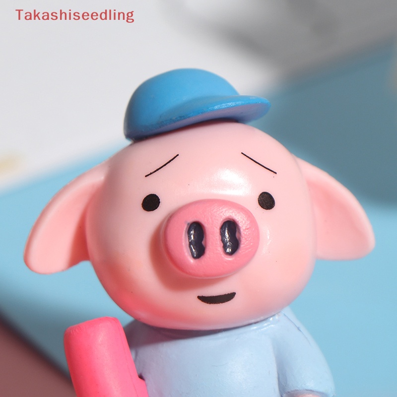 Set 4 Mô Hình Chú Heo Đáng Yêu Trang Trí Sân Vườn