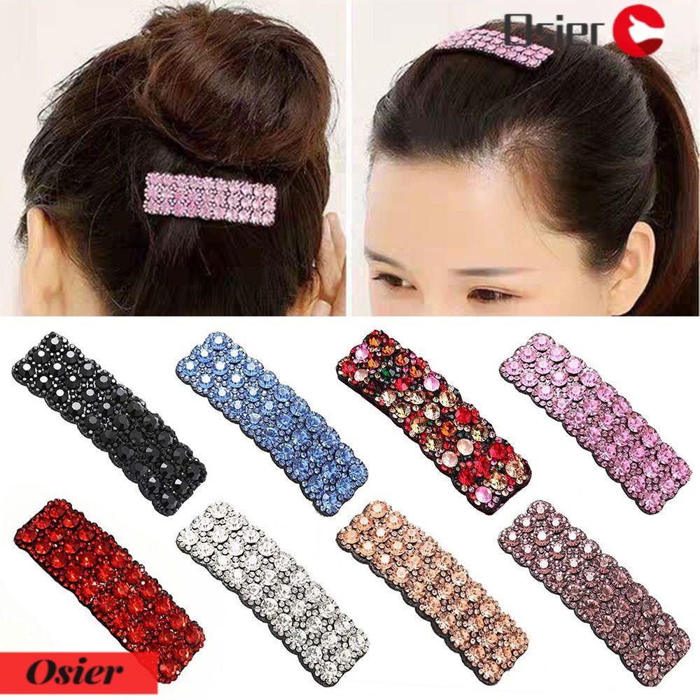 OSIER1 Kẹp TóC ĐíNh Kim Cương Giả LấP LáNh ThờI Trang Cho Nữ