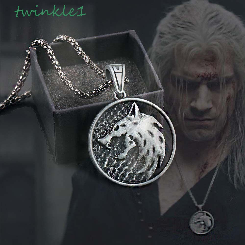 TWINKLE Vòng cổ Mặt Tròn Phong Cách Hàn Quốc Đơn Giản Cho Nam Nữ