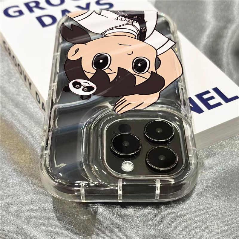 Ốp Điện Thoại Mềm Trong Suốt Hình Mặt Cười Dễ Thương Cho iPhone14promaxxrsins8 711 plus1312