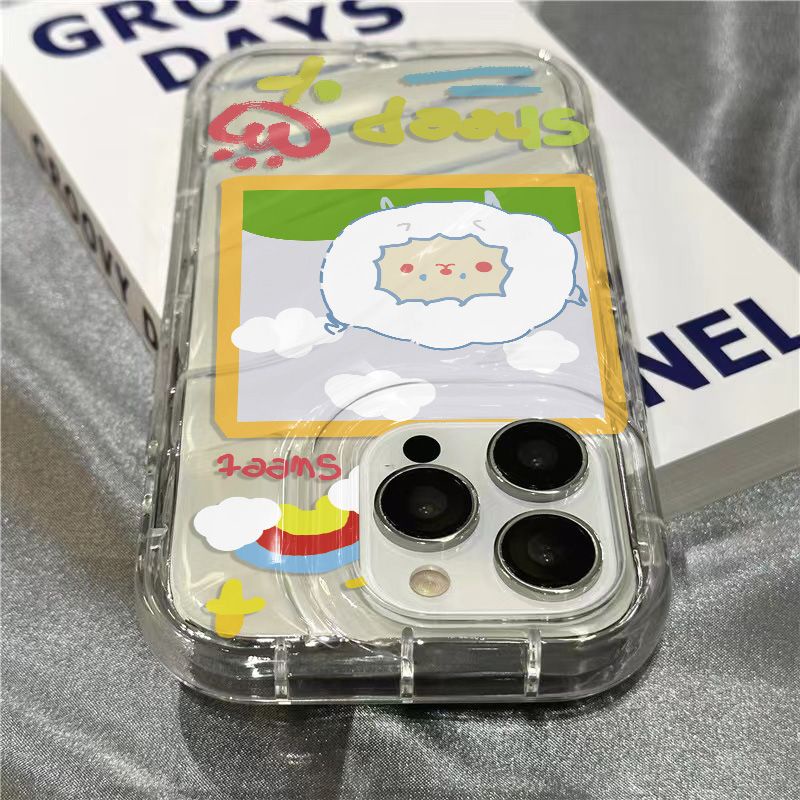 Ốp Điện Thoại Mềm Trong Suốt Họa Tiết Chú Cừu Nhỏ Dễ Thương Cho Iphone xr 11 / 1312 87 14PromaxPlus Iajh