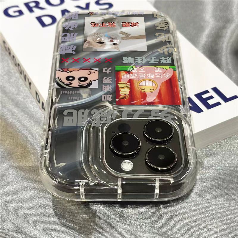 Ốp điện thoại iPhone14promax11 đáng yêu/71312 vỏ mềm trong suốt/Paidahstar/xr Apple 8plussins QHQY