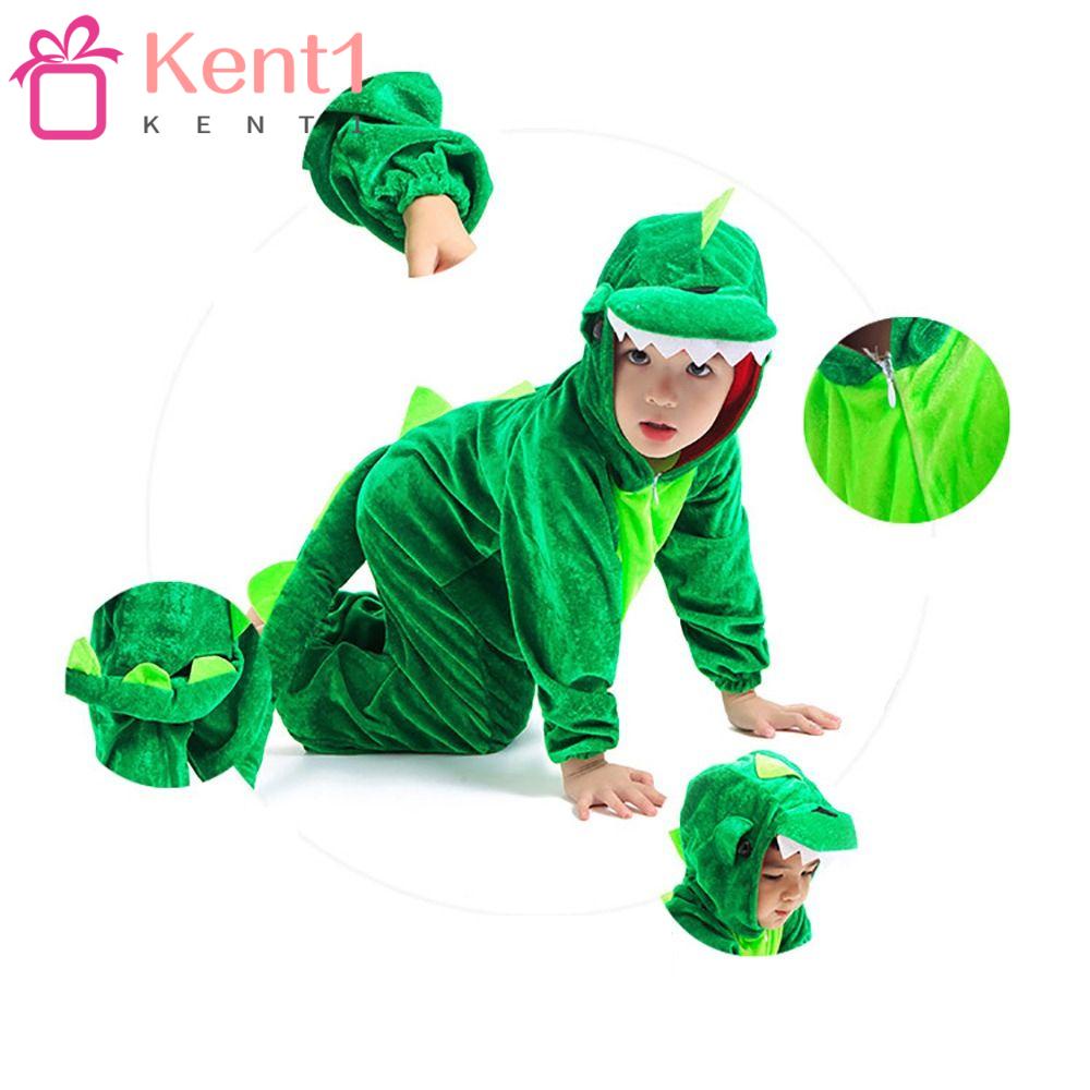 KENT1 Bộ Đồ Hóa Trang Khủng Long Nhiều Kích Cỡ Dễ Thương Cho Bé