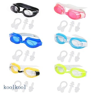 Bộ Kính Bơi Chống Tia UV & Nước Cho Nam & Nữ