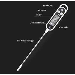 Nhiệt kế điện tử nấu ăn pha sữa Kaw