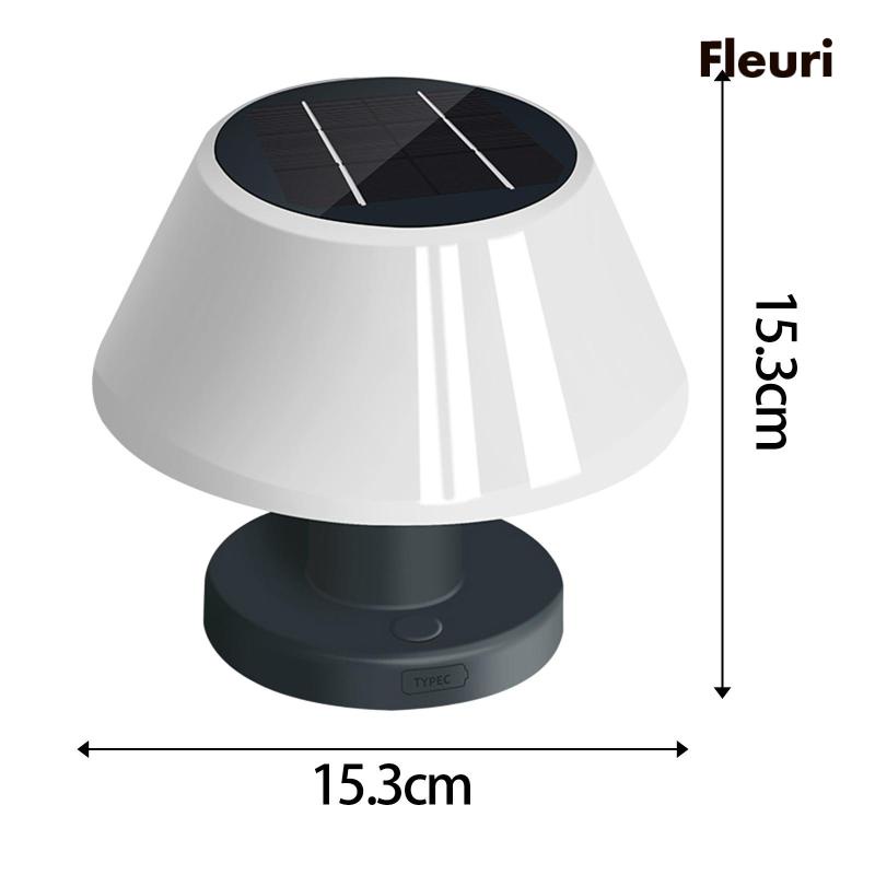 Đèn LED Để Bàn Dùng Năng Lượng Mặt Trời Có Thể Sạc Lại Tiện Dụng