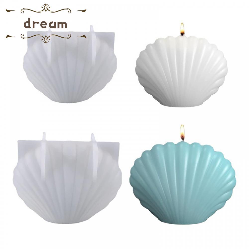 【DREAMLIFE】Shell Candle Mold Supplies 3D Craft Diy Handmade Home Decoration Resin