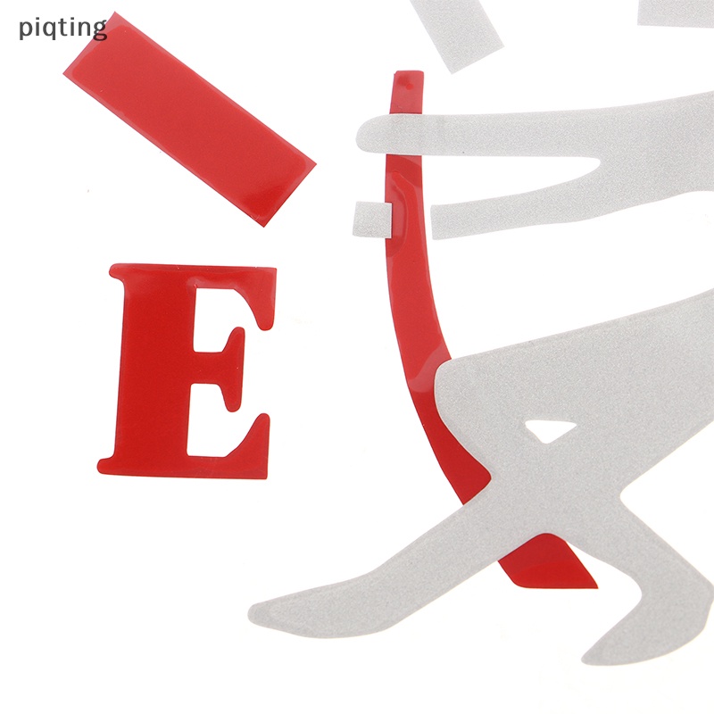 Piqt Nhãn Dán Trang Trí Xe Hơi Bằng ABS Hình Đồng Hồ Đo Nhiên Liệu Vui Nhộn Phong Cách Mới