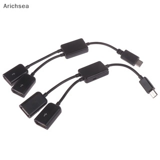 Bộ Chia Cổng Micro usb / type c Sang 2 otg