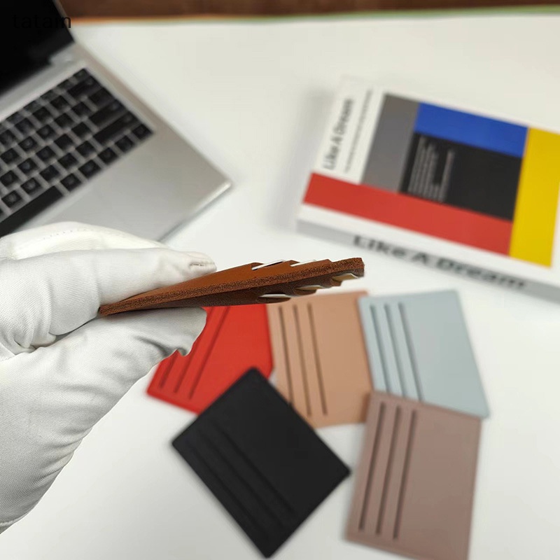 1 Ví Mỏng Đựng Thẻ Tín Dụng / Tiền Xu / Danh Thiếp Đa Năng Cho Nam Và Nữ