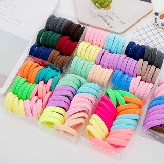 Set 50 Dây Cột Tóc Co Giãn Thời Trang Cho Nữ