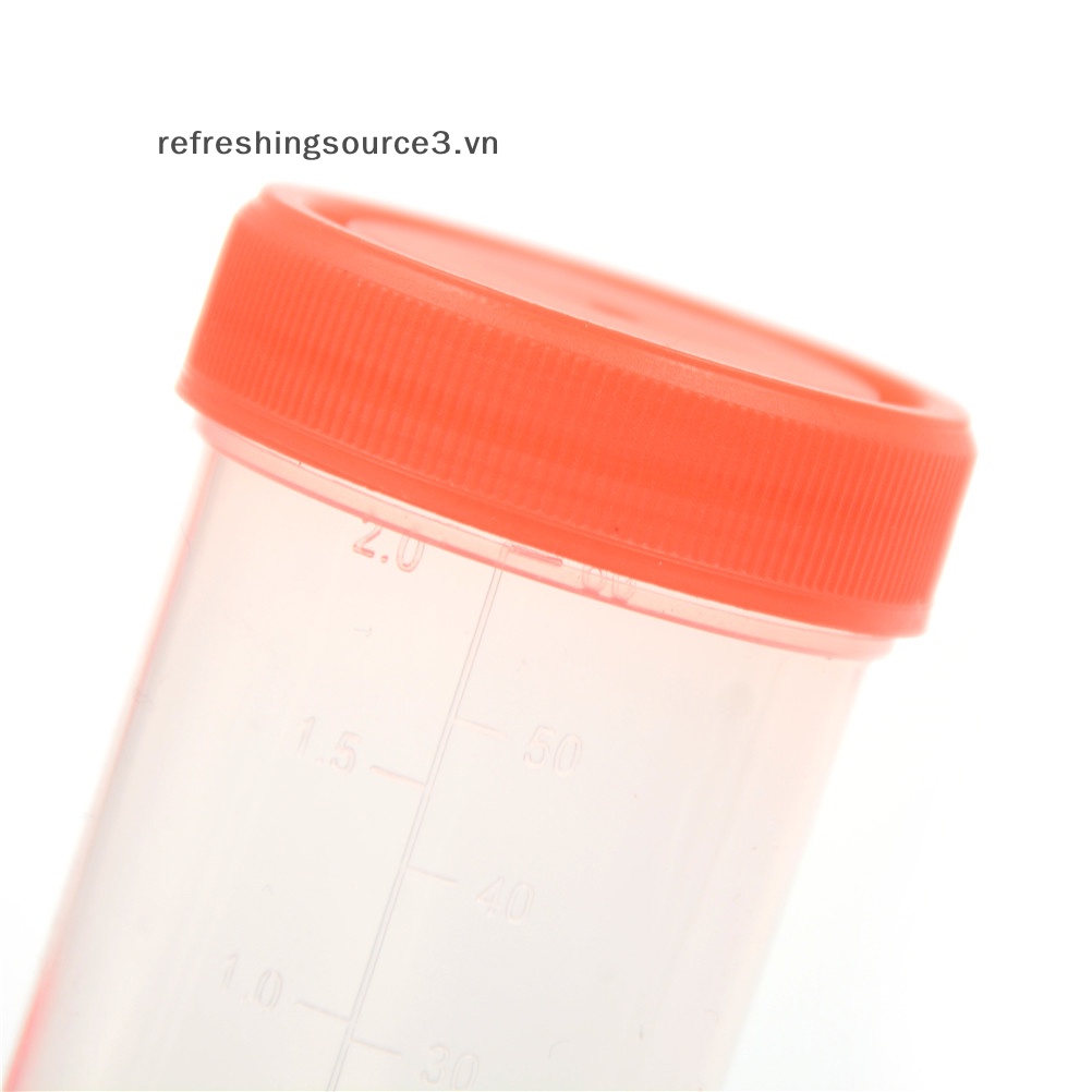 Set 10 Cốc Mẫu Thử Nước Tiểu 60mL 60mL Chuyên Dụng Cho Bệnh Viện