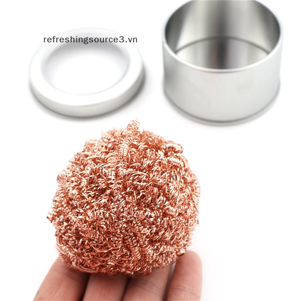 Bóng Làm Sạch Đầu Hàn Sắt Refe3} Kèm Hộp Kim Loại {refreshingsource3.vn}