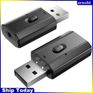 Thiết bị thu phát bluetooth 5.0 2 trong 1 rảnh tay cho xe hơi