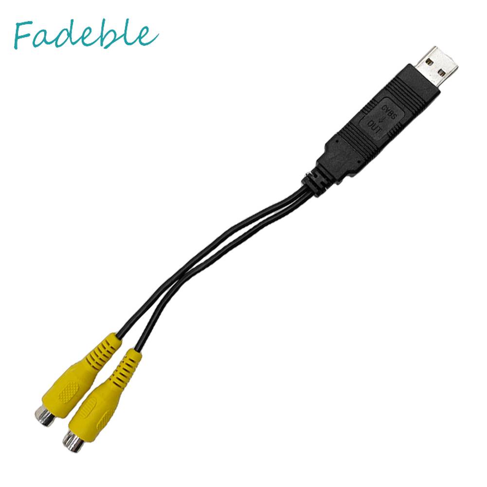 Cáp ChuyểN ĐổI USB Sang CVBS RCA 2 CVBS Cho Xe Ô Tô