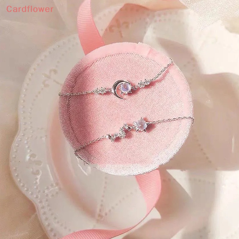 < Cardflower > Vòng Tay Hình Trăng Sao Cá Tính Cho Nữ Sinh