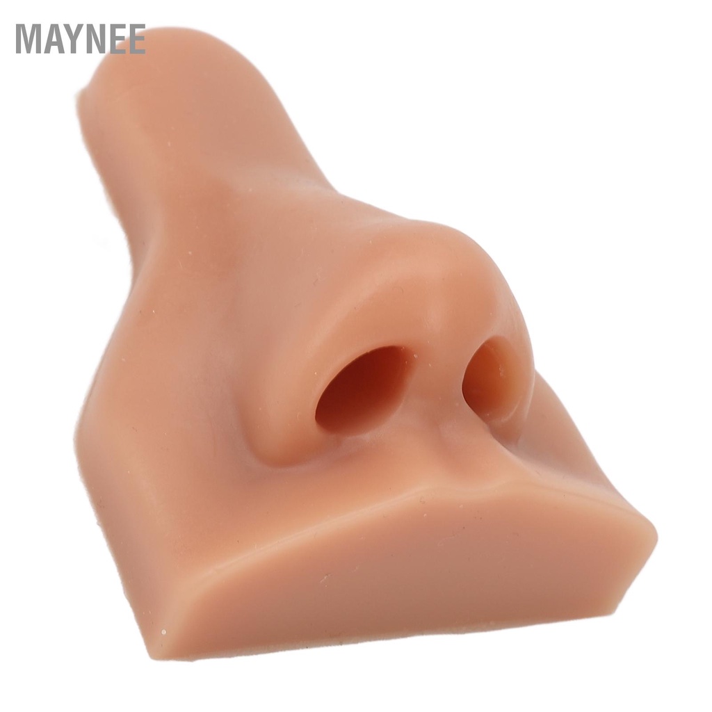 MayneeMô Hình Mũi Silicon 3D Linh Hoạt Mô Hình Thực Hành Mũi Giả Để Luyện Tập Khâu Trang Sức Màn Hình snowa