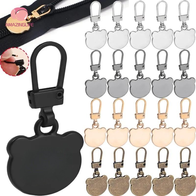 Bộ Dụng Cụ Sửa Chữa Dây Kéo / Đầu Khóa Kéo Bằng Kim Loại Có Thể Tháo Rời Thay Thế Tiện Dụng