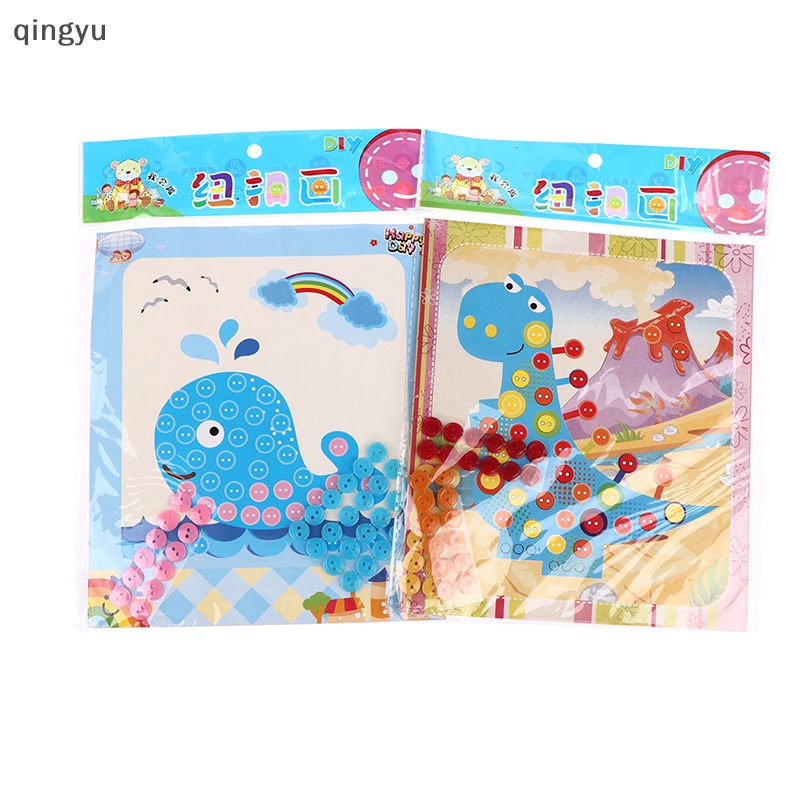 Bộ 5 Miếng Dán Nút Nhiều Màu Sắc Dùng Trang Trí Nghệ Thuật Thủ Công DIY