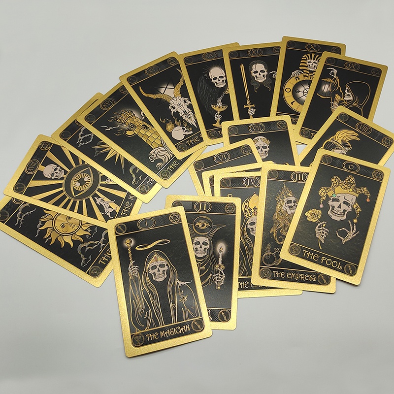 Bộ Bài tarot Bằng Nhựa pvc Chống Thấm Nước Độc Đáo Cho halloween