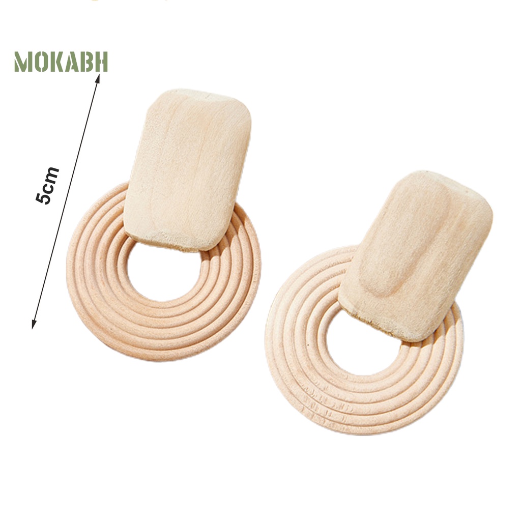 1 Đôi Bông Tai Tròn Rỗng Đính Hạt Thời Trang Nữ