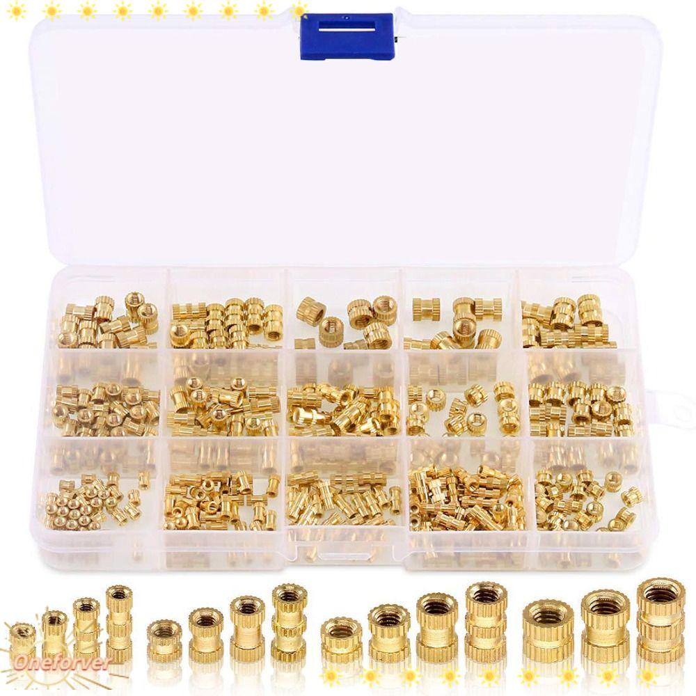 FOREVER Bộ 370 Đai Ốc M2 M3 M4 M5 Bằng Đồng Thau Cho Máy In 3D